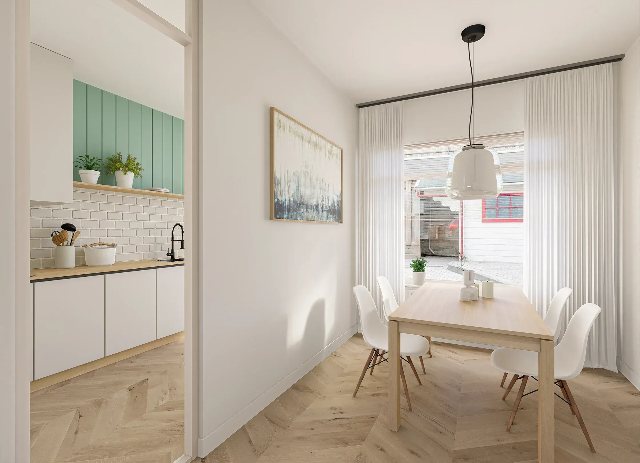 Scandinavian Design Keuken Eetkamer