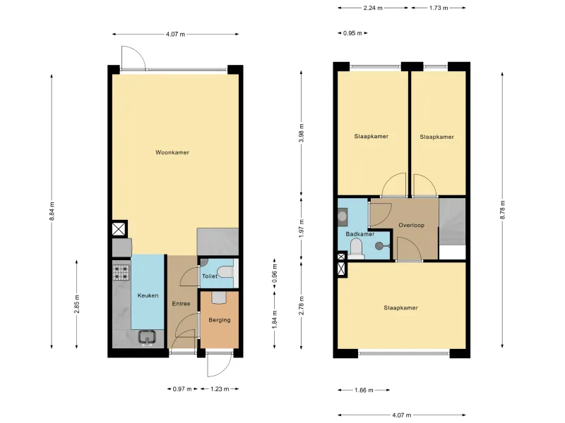 Plattegrond na verwerking