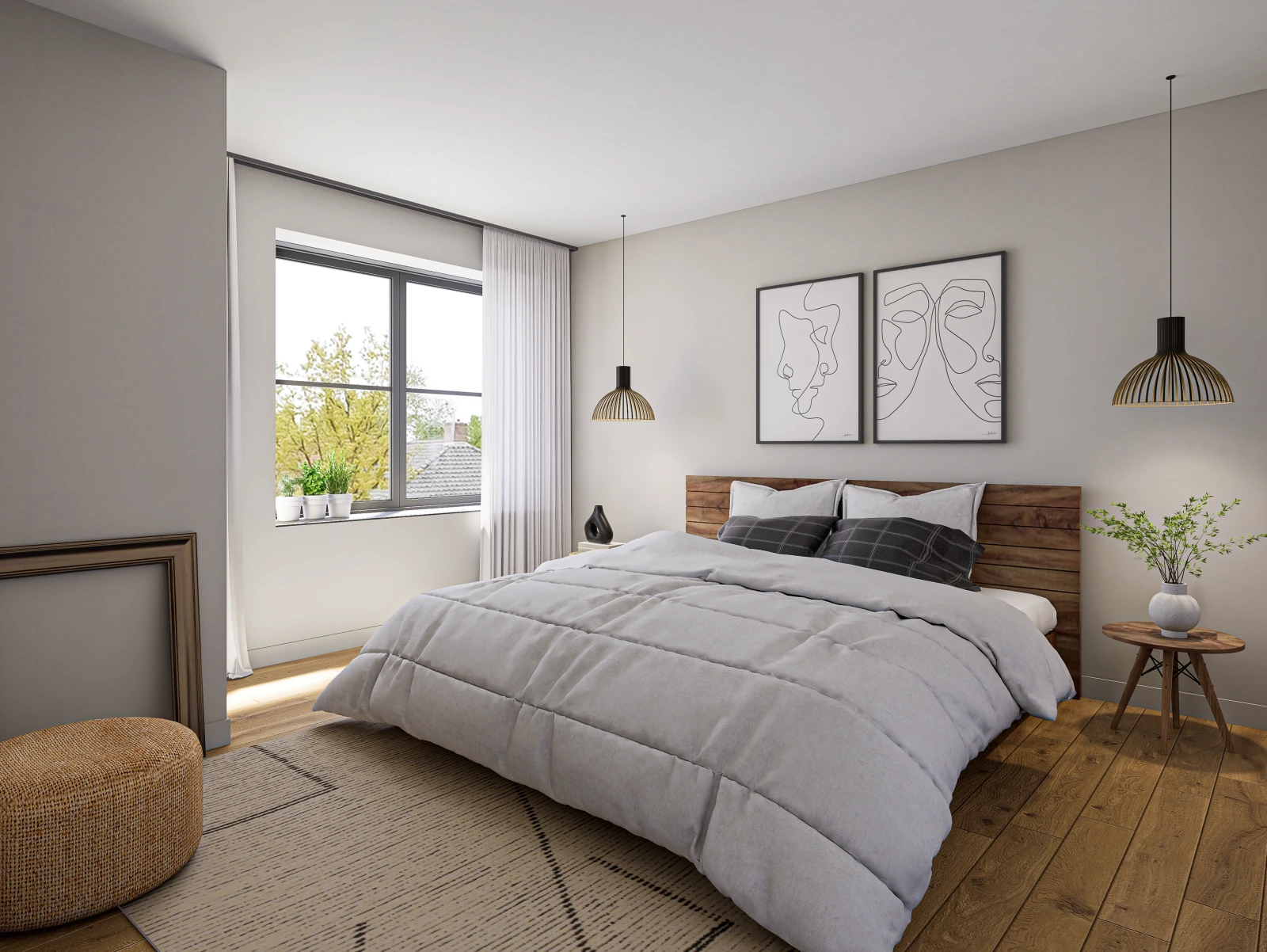 scandinavisch minimalisme in 3d