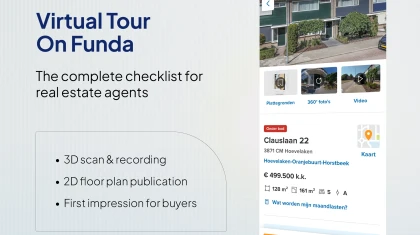Virtuele Tour op Funda: De Complete Checklist voor Makelaars – Van 3D Scan tot 2D Plattegrond