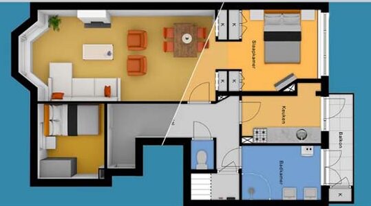 Floor plans showcasing the layout and design of your property, meticulously crafted by Dream Chaser Nepal's expert team