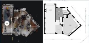 Matterport Floor plans showcasing the layout and design of your property, meticulously crafted by Dream Chaser Nepal's expert team