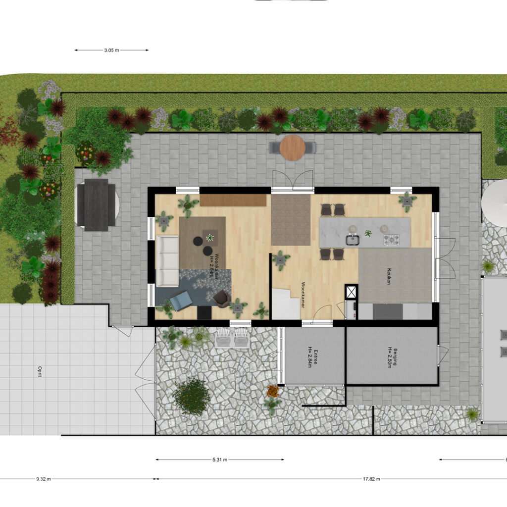 deluxe plattegrond floorplan