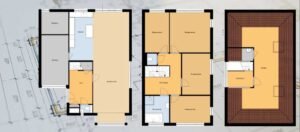 2D and 3D floor plans created for real estate funda, displaying precise layouts and property dimensions to aid investment decisions.