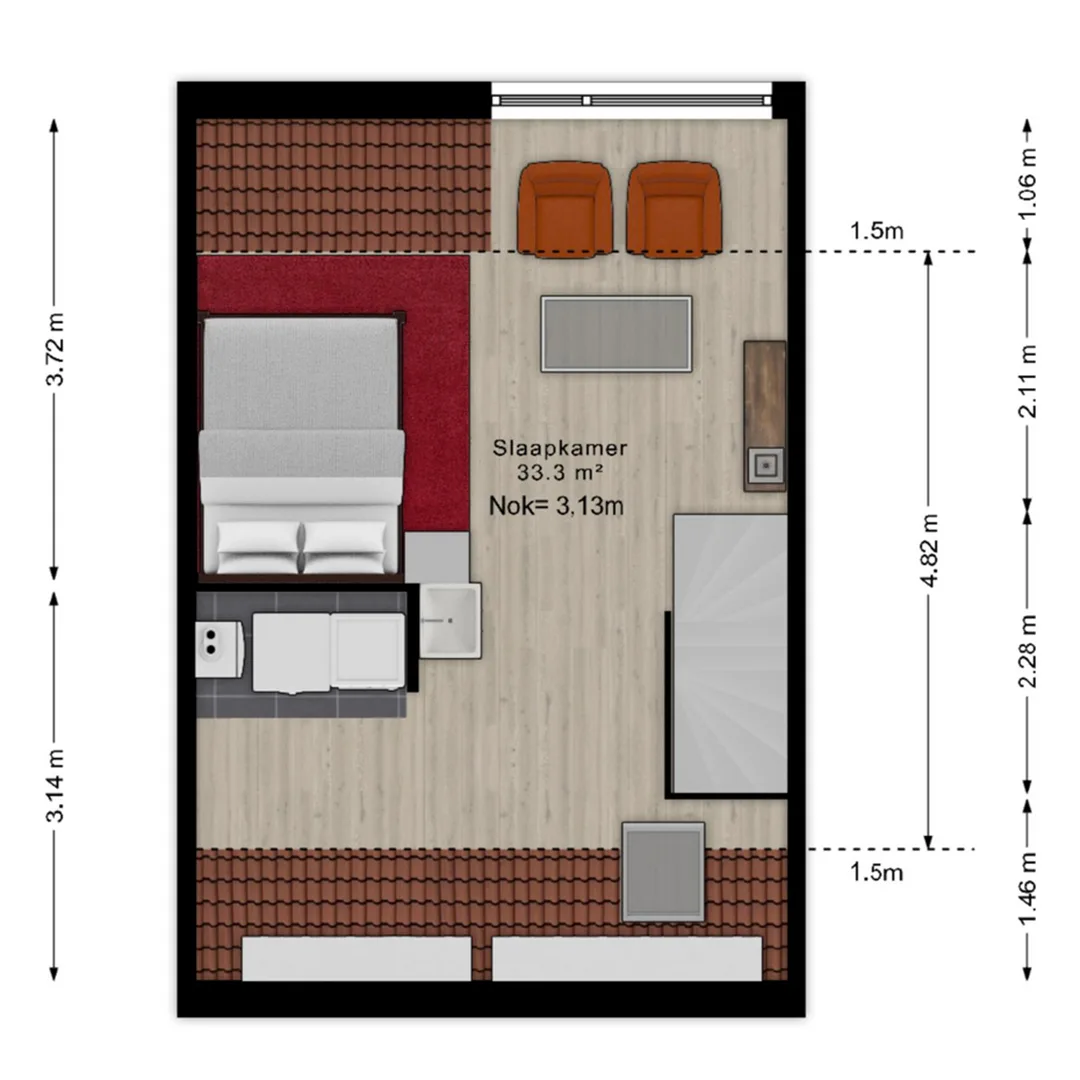 2D and 3D floor plans created for real estate funda, displaying precise layouts and property dimensions to aid investment decisions.