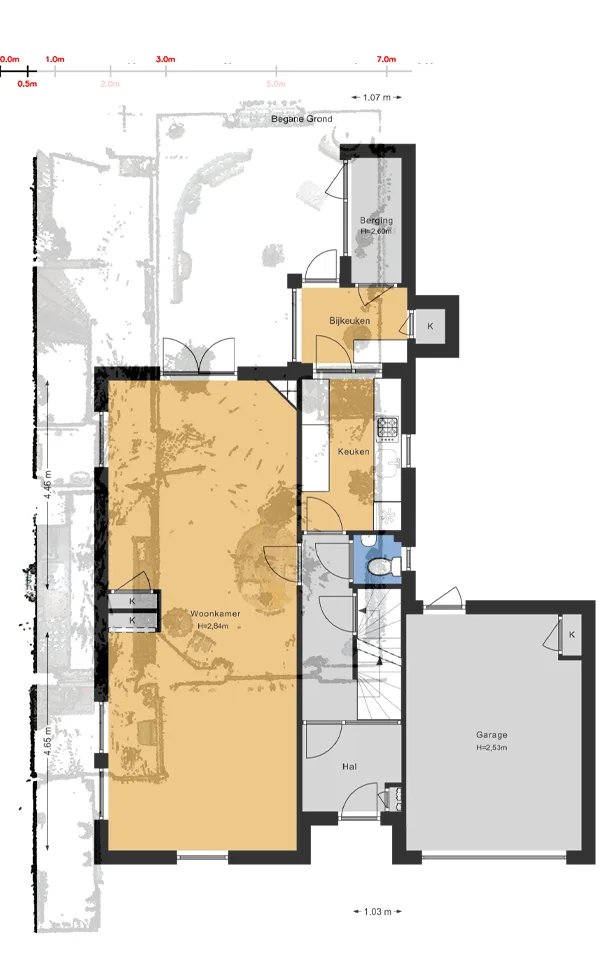 High-Resolution Floor Plan Created With Leica Cyclone Register 360 Plus, Showcasing Precise Room Layouts And Dimensions.